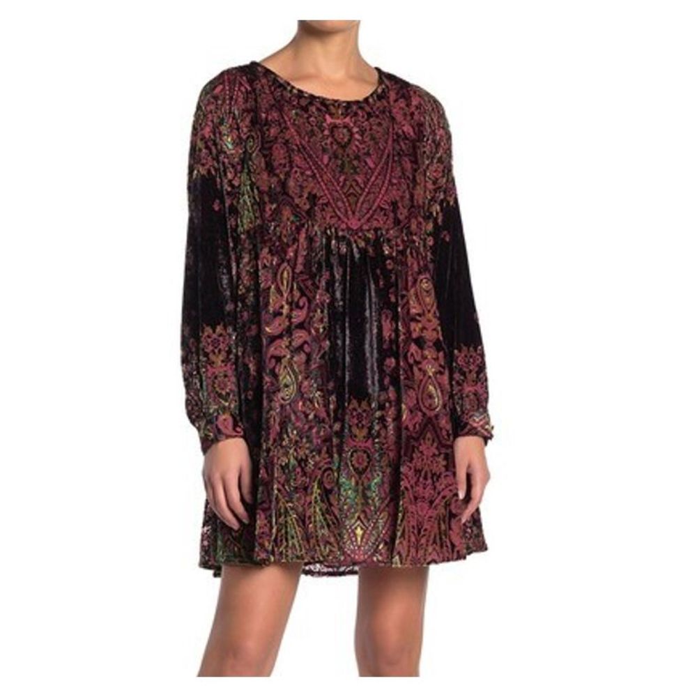 COPY - Free People Mirror Mirror Velvet Dress Size Medium